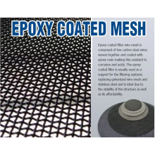 18x14mesh black epoxy coated Window Screen